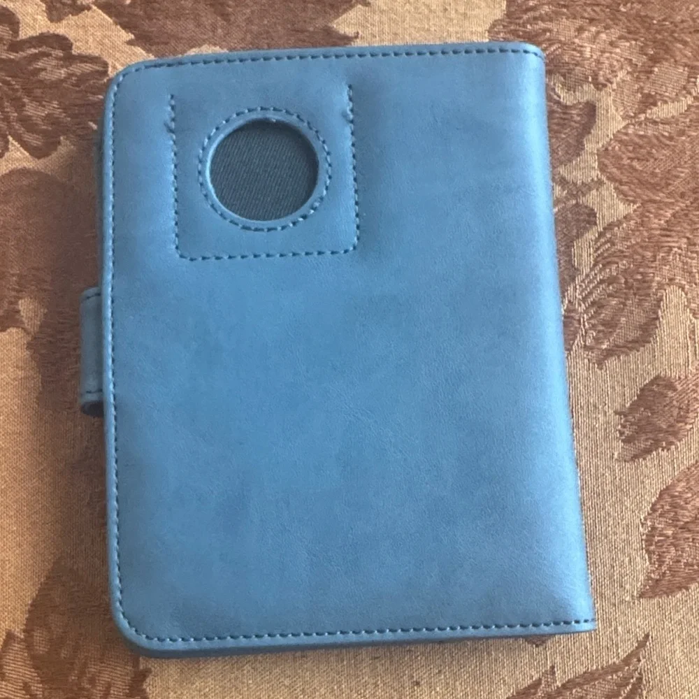 🛂 LOHASLIFE U.S. Passport Holder – Blue | RFID Travel Wallet w/ AirTag Slot - Picture 4 of 7